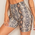 thumbnail image 3 of Dihao Biker Shorts for Women Clearance Plus Size Women Summer Snakeskin Print Leggings Sports Casual Cycling Short Pants Athletic Running Shorts, 3 of 6