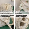thumbnail image 5 of Cherry Backpack with Bear Widgets, Cute Aesthetic Kawaii Backpack with Cherry Print(Cherry), 5 of 9