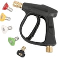 thumbnail image 1 of Compact Design Car Washer Gun, Stainless Swivel Pressure Washer with 3000 PSI Max Rating, Engineering Plastic Body, Quick Disconnect Outlet & Safety Trigger Lock, 1 of 8
