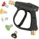 thumbnail image 1 of Hidrolavadora con pistola giratoria de acero inoxidable, pistola para lavado de autos de grado comercial con clasificación máxima de 3000 PSI, cuerpo de plástico de ingeniería, acoplador de latón,, 1 of 8