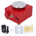thumbnail image 2 of Mini Pottery Wheel Pottery Clay Machine Water Basin Pottery Machine Square Drawing Machine Children Teaching 0 2000 Rpm Small Micro Removable, 2 of 8