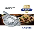 thumbnail image 4 of Prensa para Hacer Tortillas 6 Aluminio, Alfamex, 4 of 7