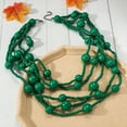 thumbnail image 2 of Guardurnaity Collar de bolas grande, ideal para mujeres, con clavícula moderna y versátil, ideal como regalo de Navidad o San Valentín. Ropa, zapatos y accesorios Miscelánea blanco talla única, 2 of 6