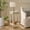 Distressed White, variant on Safavieh Orbis Wood Modern Square End Table, Dark Chocolate