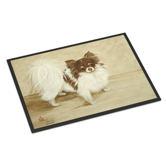 Carolines Treasures MH1051MAT Chihuahua Favorite Flavors Door Mat Indoor Rug or Outdoor Welcome Mat 18x27 Doormat  27"L