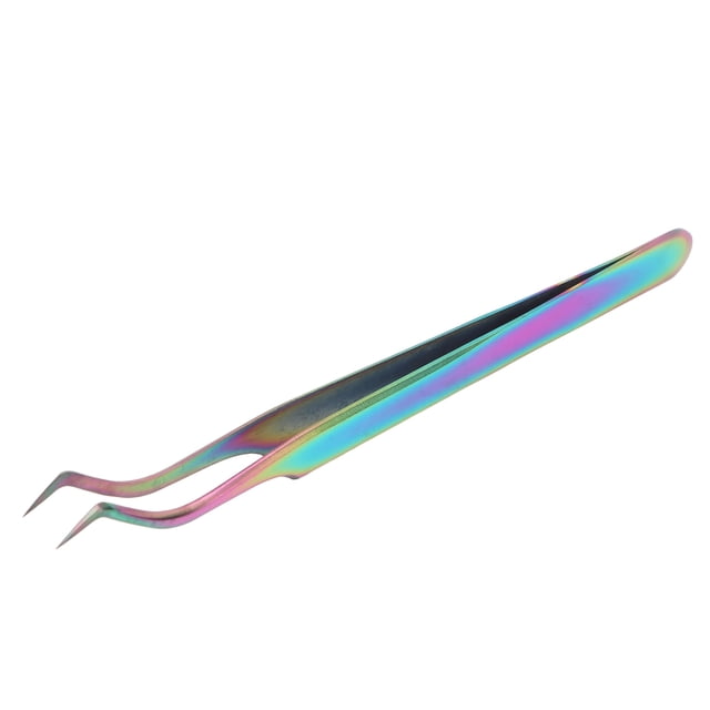 PinZas para extensión de Pestañas, Pinzas para dar forma a las pestañas, sujeción precisa de acero inoxidable, diseño ergonómico, fácil de transportar,