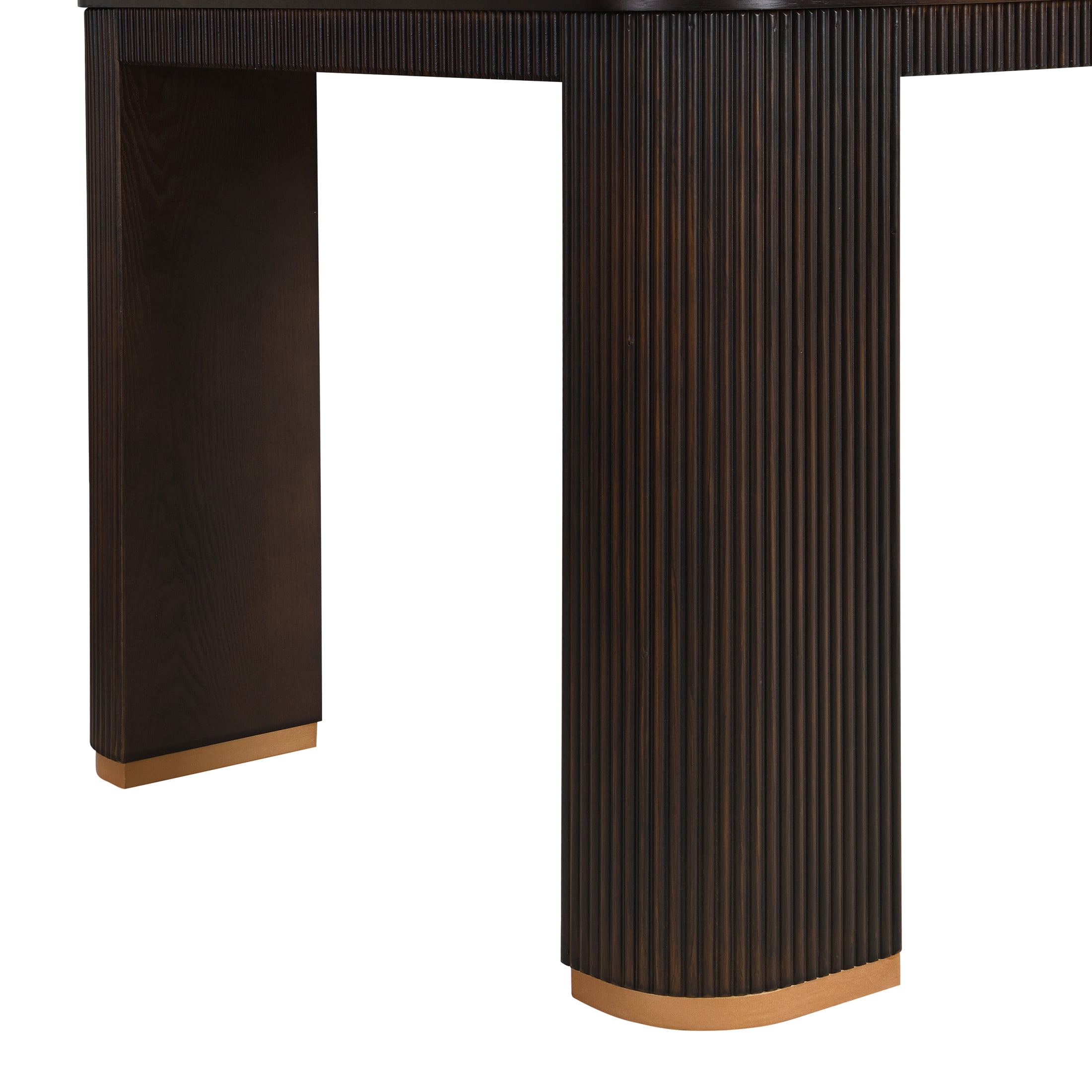 Christopher Knight Home 7-Piece Modern Swivel Upholstered Dining Chairs with 90" Table, Espresso+Brown
