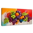 thumbnail image 1 of Cuadro Decorativo Canvas Bodegón Con Uvas 140x70, 1 of 3