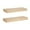 Natural, variant on Kate and Laurel Havlock Modern Natural Floating Shelves, Set of 2, 24 x 8, White, Functional Bathroom and Kitchen Shelves for Storage and Display