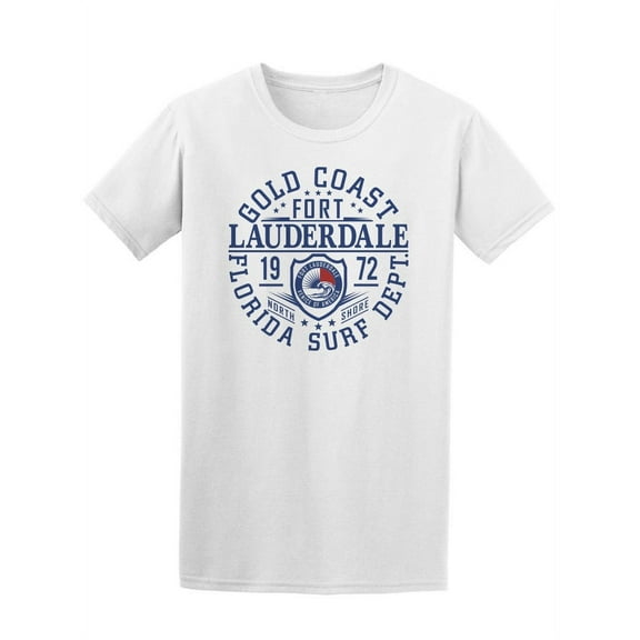 Gold Coast Fort Lauderdale 1972 T-Shirt Men -Image by Shutterstock, Male x-Large