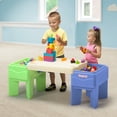 thumbnail image 4 of Simplay3 Kids 3-Piece Activity Table Set for Children 1.5 Years and up, Multicolor, 4 of 12