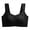 Black., variant on Women's Plus Size Wireless Bra Lift Straps Multi Way Hook Adjustable Side Support Seamless Racerback