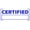 Blue, variant on Printtoo Certified Self Inking Rubber Stamp Pre-Inked Office Stamp- Home Office Business Stationery, 47 x 20 mm Purple