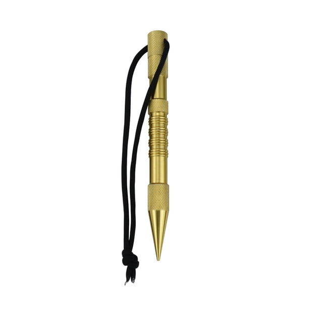 Eigraketly Marlin Set Agujas de cordones Acero inoxidable Profesional Pequeña artesanía Costura Reutilizable Extraíble Tejer Pin Trabajo de cuero carpas Oro único Eigraketly OD023335-24B