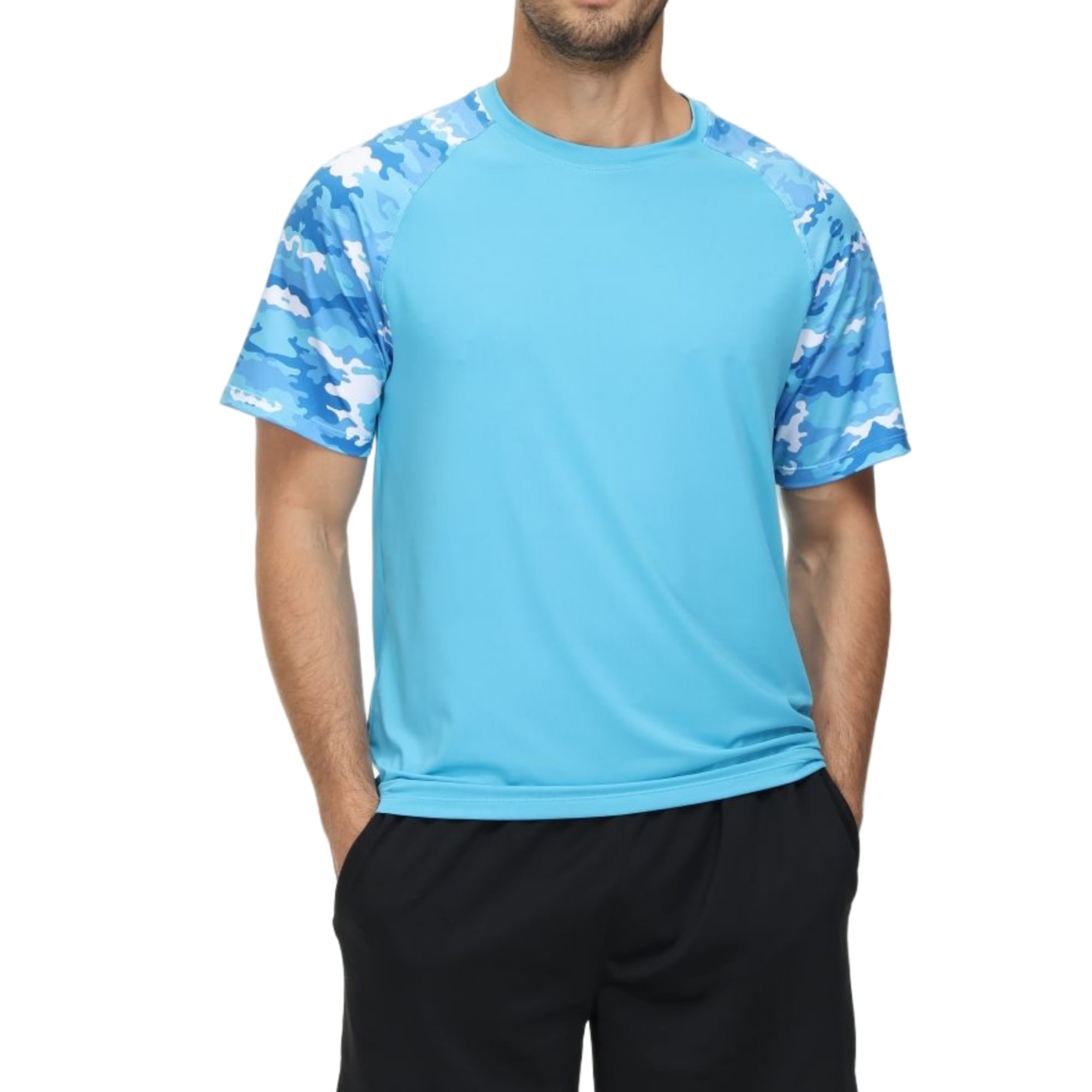 Satankud Men's Quick Dry Sun Protection Short Sleeve UPF 50+UV Sun