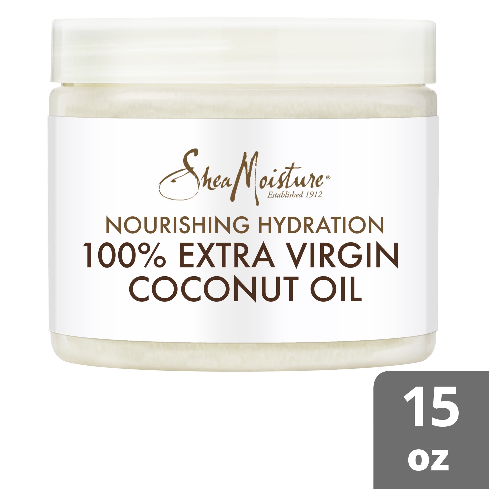 SheaMoisture 100% Extra Virgin nourishing Hydration Coconut Hair Oil, 15 fl oz