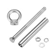 thumbnail image 4 of Uxcell M6x70 Expansion Eyebolt Screw Eye Nuts with Ring Raw Bolts 2pcs, 4 of 4