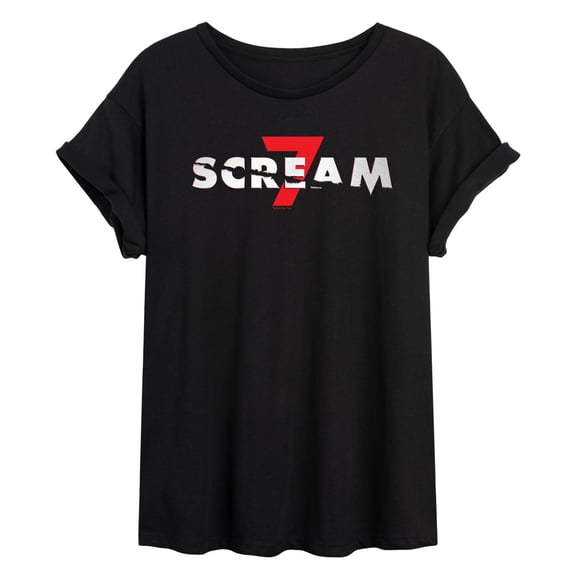 Scream - Logo Large - Juniors Oversized Graphic T-Shirt