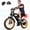 Black, variant on ESKUTE Electric Bike for Adults & Teens, 29MPH, 80 Miles Range, 48V 20.8Ah Battery, 20" x 4.0 Fat Tire, Dual Suspension, 7-Speed Off-Road Ebike Black with Phonebag & Mirror, UL2849