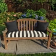 thumbnail image 2 of Casual Cushion Solid Sunbrella® Fabric 1-Piece Outdoor Throw Pillow, 15"W x 15"L, Canvas Black, 2 of 5