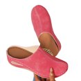 thumbnail image 4 of Hinvhai Sabots pour Femmes Mules Chaussures : Sandales Confortables à Enfiler à Bout Fermé Été Décontractées de Marche à Plateforme Rouges 6.5(38), 4 of 9