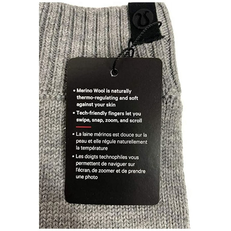 Lululemon Athletica Men's Cold Pursuit Small/Medium Knit Gloves