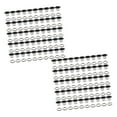 thumbnail image 3 of BLESIYA 100 Pieces Metal Eyelets Grommet Heavy Duty for Scrapbooking Belt Canvas Matt black, 3 of 8