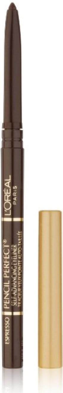 L'Oreal Paris Pencil Perfect Self-Advancing Eyeliner, Espresso [130] .01 oz (Pack of 2)