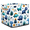 Multicolor 1, variant on CURLYOOT Unicorn Rainbow Cube Storage Bin, 13 x 13 x 13 Storage Cube Bins for Organizing, Fabric Foldable Baskets with Handles for Closet, Shelves, Clothes