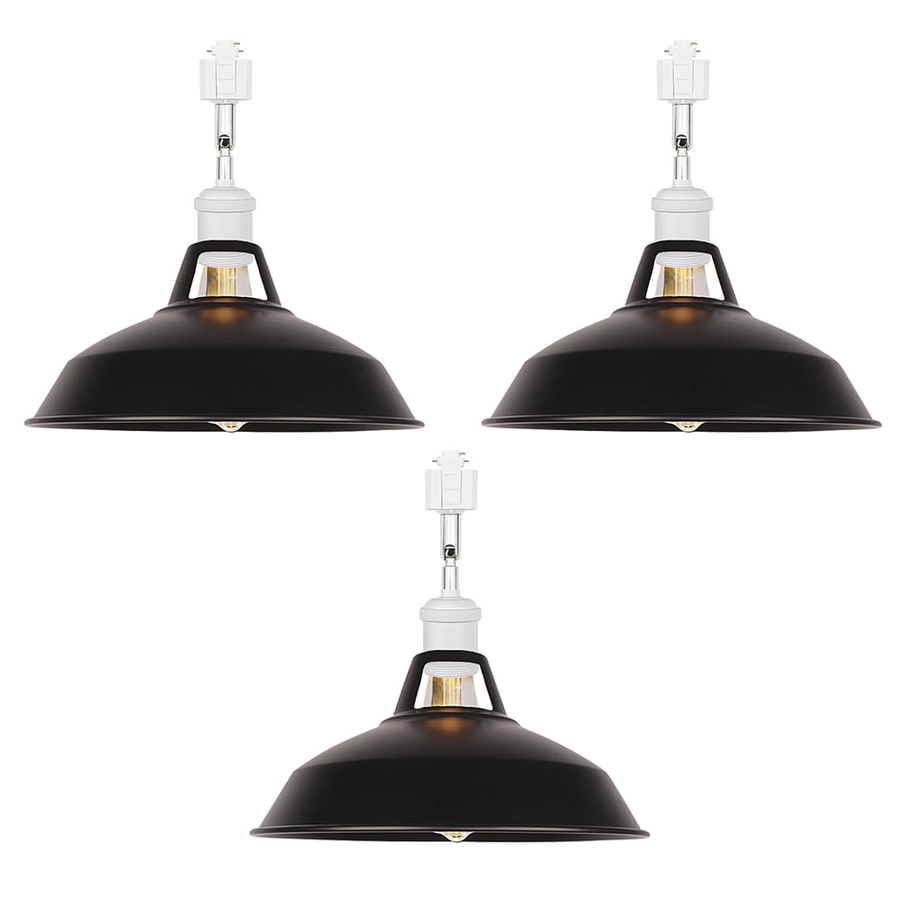 FSLiving HType Track Lighting E26 Base Industrial Adjustable Angle