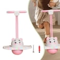 thumbnail image 1 of Pogo Jump Ball con luz, adorable pelota saltarina para juegos, fiestas, regalos y fitness. Rosa, 1 of 8