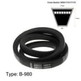 thumbnail image 2 of Uxcell B980 V Belts Drive Belt 980mm Inner Girth Rubber for Power Transmission, 2 of 6