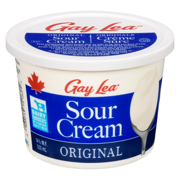 Gay Lea Foods Gay Lea Sour Cream 14 M.F., 500 mL Walmart.ca