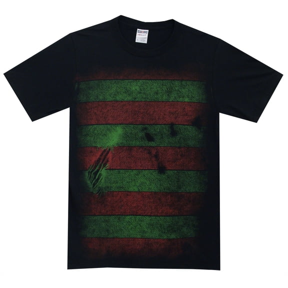 Nightmare on Elm Street Freddy Kreuger Costume Reversible Mask Adult T-Shirt Tee