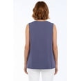 thumbnail image 3 of Jessica London Women's Plus Size Sleeveless Cutout Knit Tunic, 3 of 4