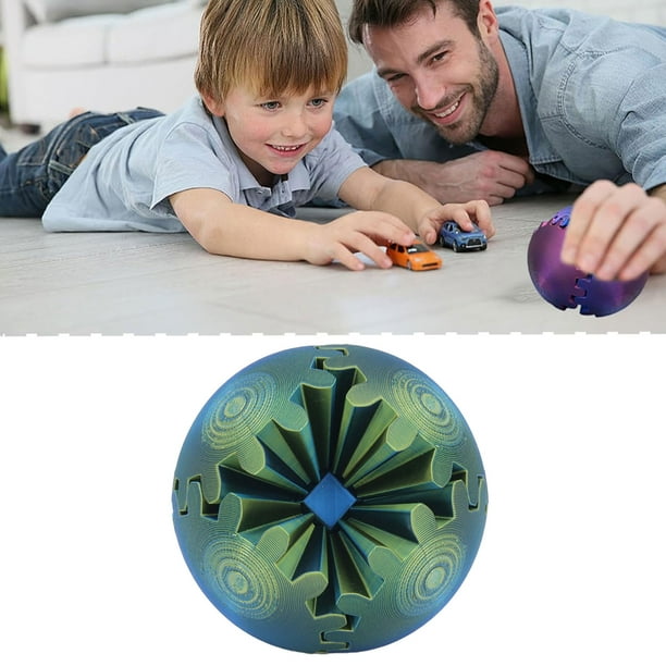 Bola de Engranjes, 3d Engranal Bola de Engranaje de Bola de Bola Fidget Juguetes, Esfera de Engranaje, Juguete de Inquietud de la Bola de Engranje, Bola de Estrés, Juguete de