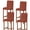 Burnt Ochre, variant on Pure Khaki Bar Stool Covers - Stretch Dining Chair Covers Set of 2, Modern Solid Color Minimalist Art Bar Chair Cover Removable Counter Stool Pub Chairs Slipcovers Protectors for Kitchen/Cafe