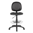 thumbnail image 4 of Boss Office Products Vinyl Stand Up Drafting Stool with Foot Rest in Black, 4 of 8