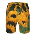thumbnail image 4 of Kdxio Sunflowers 7 Pattern Mens Casual Shorts - Drawstring Summer Beach Sports Shorts for Men, 4 of 9