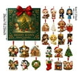 thumbnail image 3 of Advent Calendar 2025, 24 Days Countdown Calendar With Festive Figurine Ornaments For Christmas Tree Decor And Holiday Collecting​​, 3 of 5