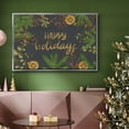 thumbnail image 6 of Holiday Sentiment II - Framed Gallery Wrapped Holiday Canvas - 25 x 37 - Silver Frame, 6 of 8