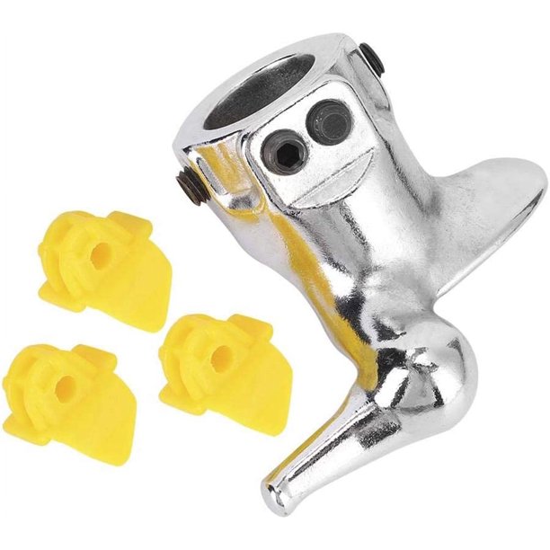 Cabezal de montaje para cambiador de neumáticos, accesorio de cabezal de pato desmontable para cambiador de neumáticos de motocicleta y automóvil de acero de 28 mm con 3 almohadillas de goma