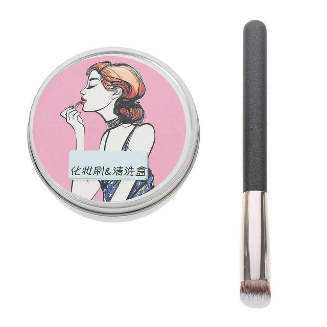 Professional Concealer Brush and Cleaning Tools Set for Makeup Use
