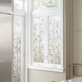 thumbnail image 3 of Bamboo Pattern Window Privacy Film, Non-Adhesive Stained Glass Effect, Frosted Design for Bathroom, Kitchen, and Office, UV Protection, Decorative Film, 17.5 In X 78.7 In, 3 of 5