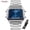 Blue, variant on SKMEI Men's Watch, Rectangular Sport Watch with Analog Digital Dual Display, Stopwatch Alarm Date and EL Backlight