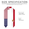 thumbnail image 5 of Monaco & USA United States Flag Shawl Sash Stole Graduation Shawls Wraps Scraf For International Study, 5 of 5