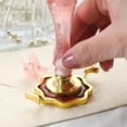 thumbnail image 4 of Craft Tools Round Metal Wax Seal Mold 1 Inch Heat-Resistant Reusable for Wedding Invitations Envelopes Cards Packaging Decoration, 4 of 5