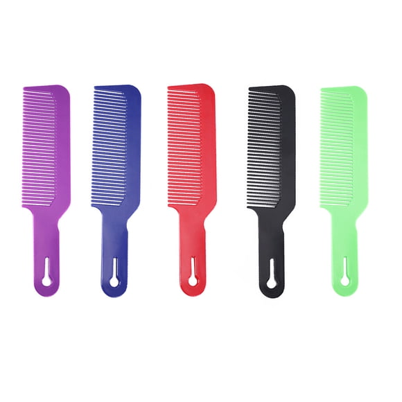 5 peines de peluquería de mano para peluquería, peines portátiles (colores variados)