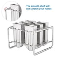 thumbnail image 3 of Máquina Para Hacer Helados De Acero Inoxidable, Herramienta De Molde Para Estallidos, Cocina, Bricolaje, Para El Hogar, Industrial, Estante Liso Duradero, 6 Paletas A, 3 of 7
