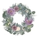 thumbnail image 4 of de peonía de 18 pulgadas, hojas s, púrpura, , San Valentín, accesorios de fotografía para puerta delantera, decoración, puerta, BLESIY coronas de puerta, 4 of 8